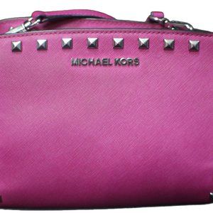 PINK STUDDED MICHAEL KORS BAG